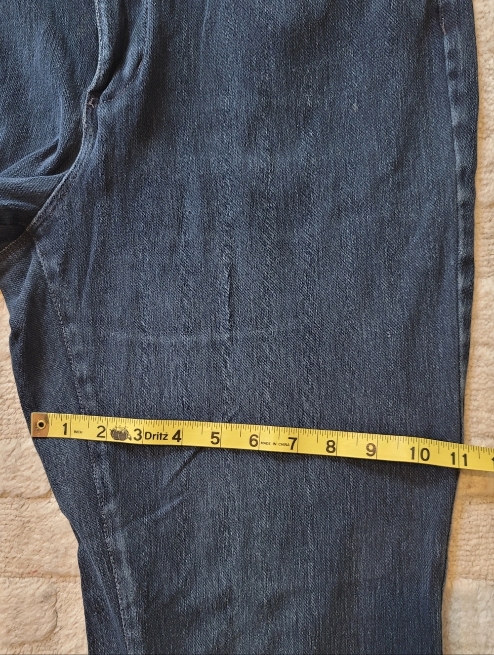 COLDWATER CREEK Dark Blue Straight-Leg Women's Jeans Size 10 - Picture 8 of 12